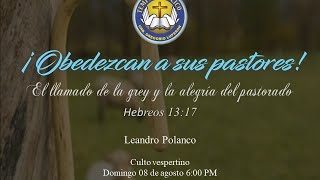 Obedeced a vuestros pastores Hebreos 1317 Templo Bíblico Gregorio Luperón por Leandro Polanco [upl. by Halda523]