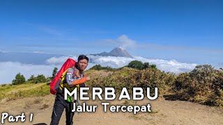 Jalur turun ekstrim Gancik Hill Lereng Merbabu Boyolali [upl. by Ralyks]