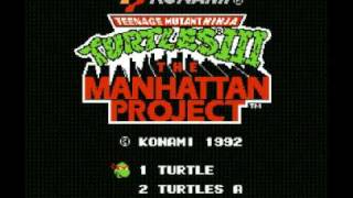 Teenage Mutant Ninja Turtles III  The Manhattan Project NES Music  Boss Battle 1 [upl. by Pandich]