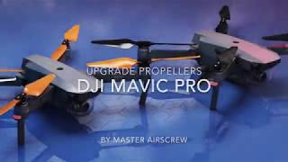 DJI Mavic STEALTH Upgrade Propellers by Master Airscrew [upl. by Yehs]