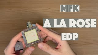 MFK 愛戀玫瑰 À la rose 紳士玫瑰 LHomme À la Rose 【香水深入評測】 Maison Francis Kurkdjian  Parfums De MACY [upl. by Boothman77]