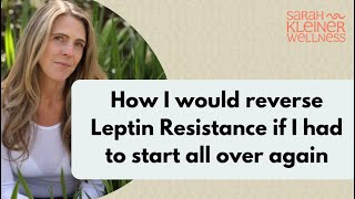 How I would reverse leptin resistance if I had to start all over [upl. by Ennoval]