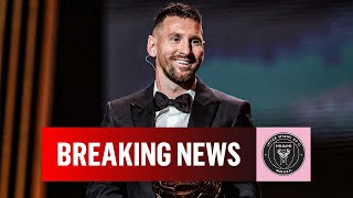 Lionel Messi Wins 2023 Ballon dOr I CBS Sports [upl. by Neleb]