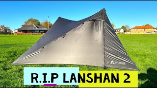 BEST BUDGET 2 person backpacking tent Durston XMid Copy Lanshan 2 beater [upl. by Enalda]