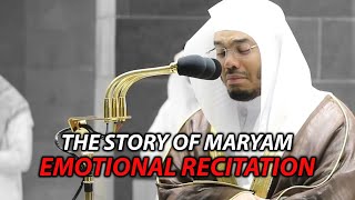 Story Of Mary  Sheikh Yasser Dossary  Emotional Quran Recitation [upl. by Lekcar]