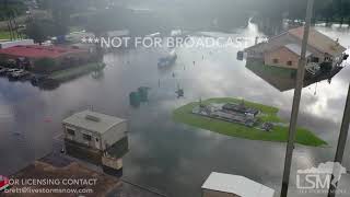 662019 Henderson La flash flooding from drone shows huge area of town under water [upl. by Timoteo315]