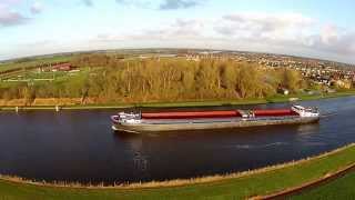 Aquaduct MidFryslan bij Grou Friesland [upl. by Aciras]