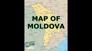 map of Moldova  harta Moldovei [upl. by Lonny]