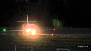 Awesome mountain view amp engine sound  Gulfstream G200 take off in Bern [upl. by Gnilrets247]