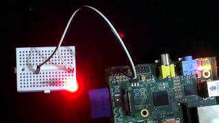 Raspberry Pi Python Change GPIO LED brightness with GPIOPWM [upl. by Fransis]