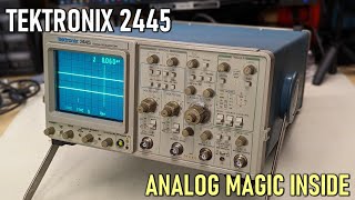 Tektronix 2445 My first vintage oscilloscope repair attempt [upl. by Othelia753]