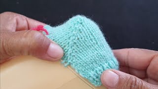 Heel Knitting in Socks Easy Heel Knitting Technique [upl. by Naivad]