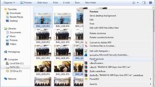 วิธีการรีไซด์ขนาดของภาพให้เล็กลงแต่ภาพยังชัด สำหรับ Windows 710 [upl. by Artied162]