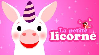 La jolie petite licorne 🦄🦄🦄 Petites comptines pour bébé avec paroles [upl. by Llecrep]