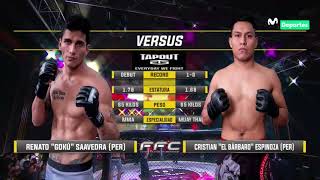 FFC 64 RENATO SAAVEDRA VS CRISTIAN ESPINOZA  PRELIMINAR  Fusion Fighting Championship [upl. by Ohl]