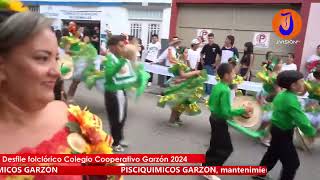 San Pedro en EL HUILA  Desfile folclórico Colegio Cooperativo la presentación Garzón 2024 [upl. by Alakam]