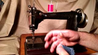 Rare Serviced Antique Wheeler amp Wilson No 9 D9 Hand Crank Sewing Machine 2630616 [upl. by Regdor]