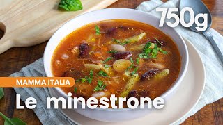 La recette du minestrone la soupe de légumes italienne  750g [upl. by Steck594]