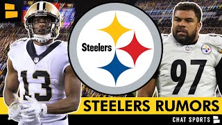 Pittsburgh Steelers News — PIT Showing Interest In WR Michael Thomas  Will Cam Heyward Hold Out [upl. by Radloff631]