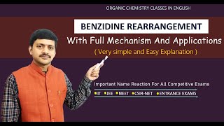 Lecture19 I Benzidine Rearrangement I Name Reactions I Organic Chemistry [upl. by Narbig731]