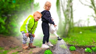 MOESTUINTJE MAKEN MET DE KINDEREN 🌱 2801 [upl. by Jon]