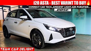 Hyundai i20 Asta  Walkaround Review with On Road Price  i20 2021 [upl. by Eleen]