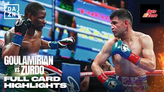 FULL CARD HIGHLIGHTS  Arsen Goulamirian vs Zurdo Ramirez  AutoZone [upl. by Reyotal]