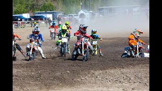 Motocross Kids  early morning MX starts and battles full [upl. by Ayotel642]