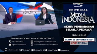 Bedah Editorial MI  Akhiri Pemborosan Belanja Pegawai [upl. by Anolla]