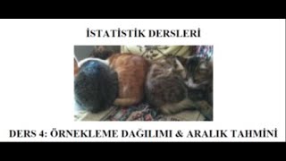 İSTATİSTİKÖRNEKLEME DAĞILIMI amp ARALIK TAHMİNİ [upl. by Wolpert]