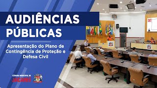 Apresentação do Plano de Contingência de Proteção e Defesa Civil  18012024 [upl. by Heath209]