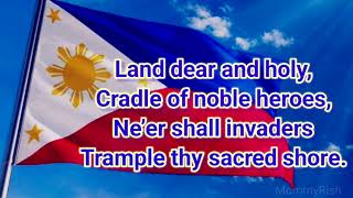 Lupang Hinirang  English version Philippine National Anthem [upl. by Wade31]