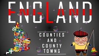 United Kingdom – England Counties and County towns Part 2 of 2 [upl. by Anialahs]