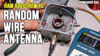 Build a random wire end fed antenna and make amazing contacts hamradioqa [upl. by Huppert]