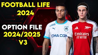 Football Life 2024  20242025 Option File V3 [upl. by Lasley]