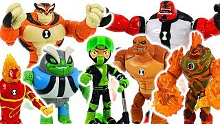 Ben 10 Rustbuggy Ben and new transform alien Rath Humungousaur Hot Shot Go DuDuPopTOY [upl. by Nanoc]