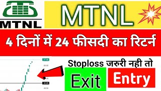 MTNL SHARE NEWS TODAY 🔴 LATEST NEWS MTNL SHARE 🟢 MTNL SHARE NEWS [upl. by Salita169]