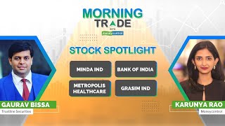 Stocks In Focus Minda Ind Bank of India Metropolis amp Grasim  Is Indian Startups’ Boom Over [upl. by Dleifyar289]