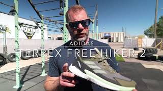 Adidas Terrex Free Hiker 2 With Boost Cushion And Grippy Tread [upl. by Nelloc116]