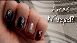 Kurze Nägel länger aussehen lassen mit einfachen Nailarts [upl. by Uriel969]