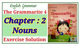 The Grammarite book 4  Chapter 2 Nouns Exercise Solutions in hindi amp English language Notebook work [upl. by Ruby]