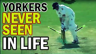 Shoaib Akhtar Bowling Killer Yorker to Famous players  Best Yorkers in Cricket History [upl. by Alodi]