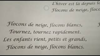 la chanson de flocons de neige avec rim [upl. by Fabi]