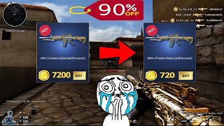 CFPH Discounted Gold Rush M4A1SPredatorNoble Gold Permanent 11th Anniversary Secret Sale [upl. by Yadsnil]