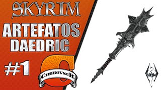 Skyrim Artefatos Daedric 1 Mace of Molag Bal PTBR XBOX 360 [upl. by Zerla]