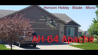 Horizon Hobby  AH64 Apache  Daytime flight 4th flight for mestill learning [upl. by Atlee]