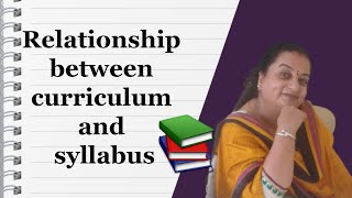 Relationship between curriculum and syllabus  BEd  MEd  DElEdEnglishहिन्दी [upl. by Warp]