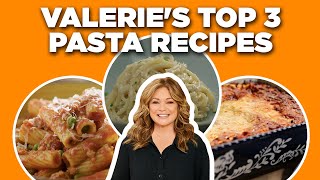 Valerie Bertinellis Top 3 Pasta Recipe Videos  Valeries Home Cooking  Food Network [upl. by Enigroeg]