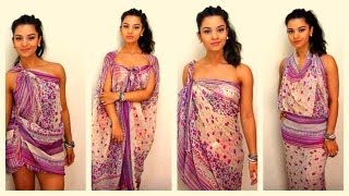 How to tie and style your sarong  pareo in 11 different ways  dianasaidcom [upl. by Nyllaf]