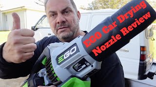 EGO Leaf Blower Stubby Car Drying Nozzle Review [upl. by Duffie]